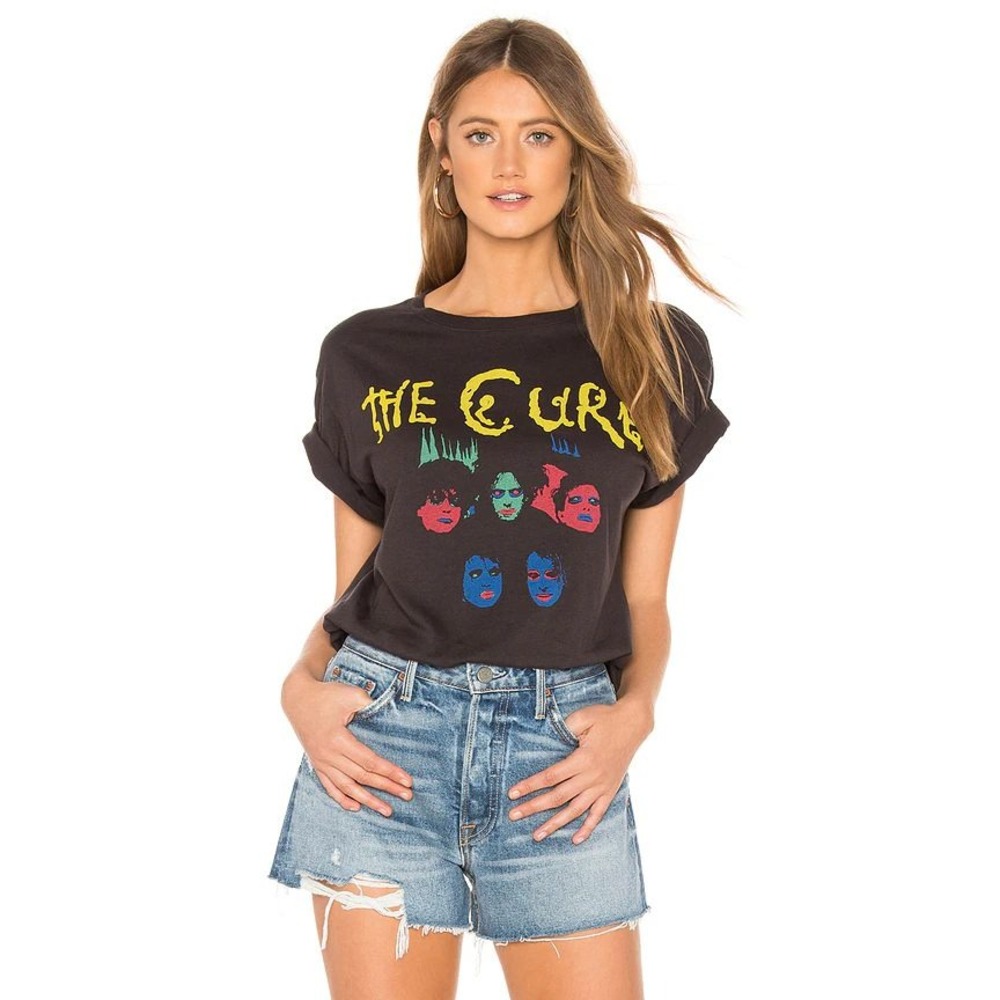 DAYDREAMER Revolve The Cure In Between Days Boyfriend Washed Black Tee - S